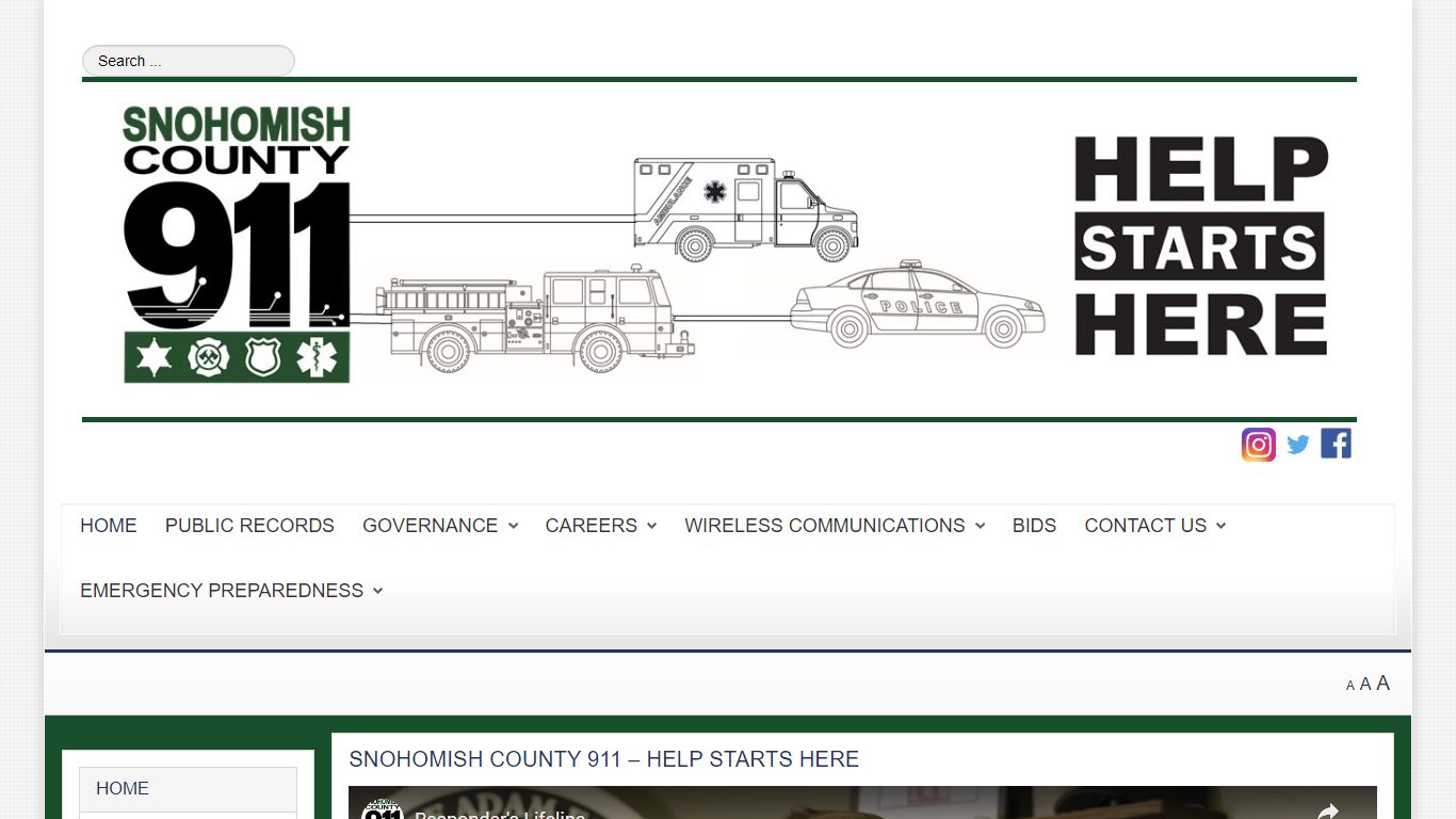 Snohomish County 911-Home Page